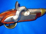 An Early Civil War Model 1842 Francotte Belgium Liege Large Percussion Single Shot Pistol - 2 of 4