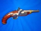An Early Civil War Model 1842 Francotte Belgium Liege Large Percussion Single Shot Pistol