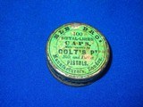 An Early Civil War Percussion COLT'S PATENT, ELEY BROS. 100CT. Cap Tin  - 1 of 4