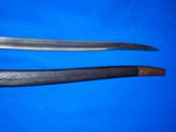 Early Civil War Bayonet  & Scabbard For A Percussion Enfield Pattern 1856 #2 Bar On Band Short Rifle - 4 of 4