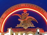 RARE c1940’s Original Budweiser Cast Aluminum Neon Sign - 2 of 14