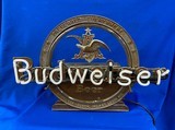 RARE c1940’s Original Budweiser Cast Aluminum Neon Sign - 10 of 14