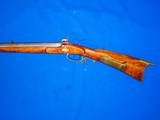 Early 1800's Percussion Half Stock Kentucky Rifle with A Patchbox On Each Side & Heavy Octagon Barrel - 3 of 4