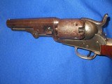 A Very Early Civil War Percussion Colt Model 1849 Pocket Revolver With A 4 Inch Barrel - 3 of 4