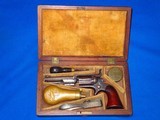 Colt # 3A Model Percussion Root Revolver In Its Original Case With Accessories - 1 of 4