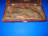 Civil War Deluxe Colt Made Leather Bound French Contoured Case For A 5 Inch Barrel Colt Baby Dragoon  - 2 of 4