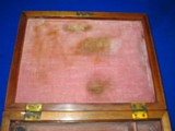 Civil War Deluxe Case For A Pair Of Small Guard Colt Model 1849 Pocket Revolvers With A 4 Inch & 5 Inch Barrels - 3 of 4