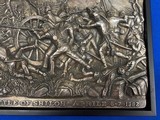 Henryk Winograd Sterling Silver Civil War Plaque The battle of Shiloh - 5 of 7