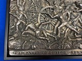 Henryk Winograd Sterling Silver Civil War Plaque The battle of Shiloh - 4 of 7