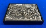 Henryk Winograd Sterling Silver Civil War Plaque The battle of Shiloh - 6 of 7