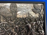 Henryk Winograd Sterling Silver Civil War Plaque The battle of Shiloh - 3 of 7