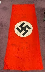 Original WWII German NSDAP Large Party Banner - 2 of 9