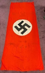 Original WWII German NSDAP Large Party Banner
