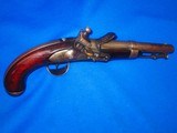 A Very Early U.S. Mexican War To Civil War Military Issued Model 1836 Flintlock Pistol By Robert Johnson - 1 of 4