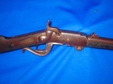 Civil War U.S. Military Issued Burnside 5th Model Carbine Possibly With A Confederate Hand Made Lever   - 2 of 4
