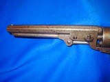 An Early & Very Desirable U.S. Civil War Military Issued & Inspected Colt Percussion Model 1851 Navy Revolver   - 3 of 4