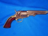 Civil War Military Used Colt Model 1849 Percussion Pocket Revolver Inscribed On The Bottom of The Brass Backstrap To 