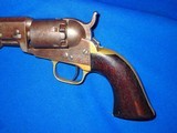 Civil War Military Used Colt Model 1849 Percussion Pocket Revolver Inscribed On The Bottom of The Brass Backstrap To 