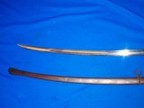 U.S. Civil War Military Issued Model 1860 Cavalry Sword Made by Mansfield & Lamb
