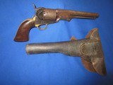 Civil War U.S. Military Issued Colt Percussion Model 1851 Navy Revolver With Original Holster In Nice Untouched Condition! - 2 of 12