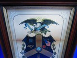 Civil War Painted Escutcheon Named To Pvt. Edwin C. Perkins of Co. C. Mass. 22nd Infantry - 2 of 5