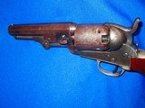 A Very Early Civil War Percussion Colt Model 1849 Pocket Revolver With A 4 Inch Barrel - 3 of 5