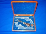  Early Deluxe French Contoured Case For A Pair Of Percussion Colt Model 1849 Pocket Revolvers With 6 Inch Barrels In Fine Plus Untouched Condition Wit