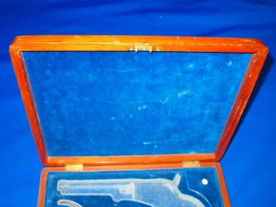  Early Deluxe French Contoured Case For A Pair Of Percussion Colt Model 1849 Pocket Revolvers With 6 Inch Barrels In Fine Plus Untouched Condition Wit - Image 3 of 5