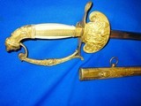  U.S. 1830's Widmann Very Ornate Officers Sword with Face On The Pommel  - 4 of 5