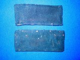 Early & Rare Original Pair U.S. Civil War Colonel's Yellow Background Wide Cavalry Straps - 2 of 5