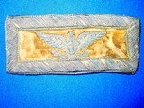 Early & Rare Original Pair U.S. Civil War Colonel's Yellow Background Wide Cavalry Straps - 3 of 5