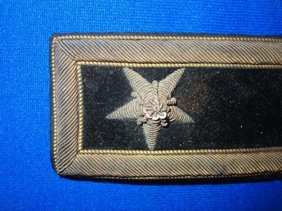 Rare Original Single U.S. Civil War Major General's Shoulder Strap With Bullion Border & Stars  - Image 3 of 5