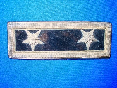 Rare Original Single U.S. Civil War Major General's Shoulder Strap With Bullion Border & Stars  - Image 5 of 5