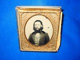 Civil War 1/6 Plate Ruby Ambrotype Identified To Andrew C. Reynolds  N.Y. 189th Infantry - 3 of 5
