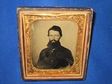 Civil War 1/6 Plate Tintype ID’ed Inside to A. M. Hayward of Co. H, Illinois 132nd Infantry - 5 of 5