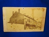 A Desirable & Scarce CDV of Confederate Used Castle Thunder Prison - 1 of 5