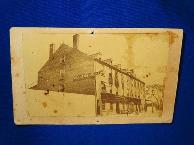 A Desirable & Scarce CDV of Confederate Used Castle Thunder Prison