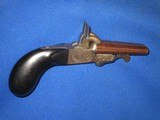 An Early & Very Scarce Engraved PinfireTwo Barrel Pistol In Its Original Pipe Casing In Fine Untouched Condition! - 4 of 8