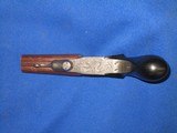 An Early & Very Scarce Engraved PinfireTwo Barrel Pistol In Its Original Pipe Casing In Fine Untouched Condition! - 6 of 8