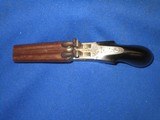 An Early & Very Scarce Engraved PinfireTwo Barrel Pistol In Its Original Pipe Casing In Fine Untouched Condition! - 5 of 8