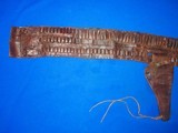 Early Large Mexican Multiple Cartridge Belt With Holster For Both Rifles & Two Different Pistol Calibers Circa 1870's-1880's                 - Image 2 of 5