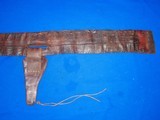 Early Large Mexican Multiple Cartridge Belt With Holster For Both Rifles & Two Different Pistol Calibers Circa 1870's-1880's                 - Image 5 of 5