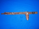 An Early 1870's To 1880's Single Action Revolver Belt Rig with Its Original Holster - Image 1 of 5