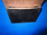 Early & Desirable Civil War Skin Pack Cartridge Box For A Colt Model 1860 Army Revolver       - 5 of 5