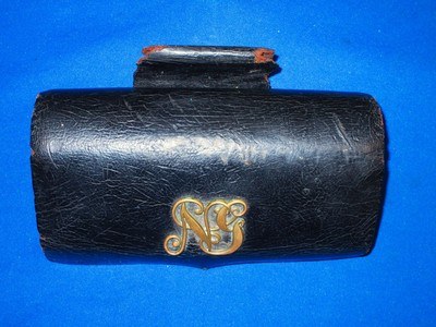 Early & Scarce 1850's - 1860's Civil War New Jersey Marked Carbine Cartridge Box - Image 1 of 5