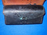 Early & Scarce 1850's - 1860's Civil War New Jersey Marked Carbine Cartridge Box - Image 3 of 5