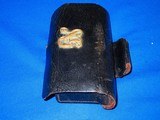 Early & Scarce 1850's - 1860's Civil War New Jersey Marked Carbine Cartridge Box - Image 5 of 5