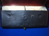 Early & Scarce 1850's - 1860's Civil War New Jersey Marked Carbine Cartridge Box - Image 4 of 5