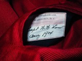 1904 Marine Officers Coat With Heavily Braided  Sleeves Identified To 