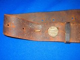 Early Pattern 1874 U.S. Buckle & Coastal Artillery Badge #6450759 on Their Original Belt - Image 2 of 5